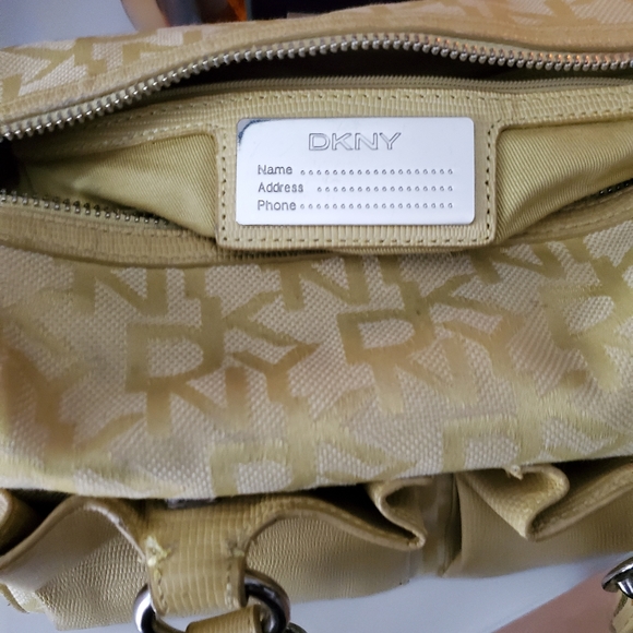 DKNY VINTAGE LOGO CANVAS HANDBAG - Picture 10 of 11